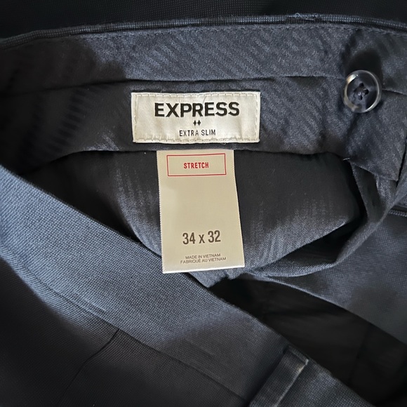 Navy Express Suit Pants - Picture 2 of 6